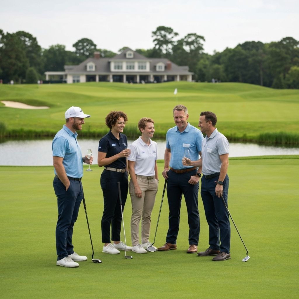 Luxury charity golf tournament